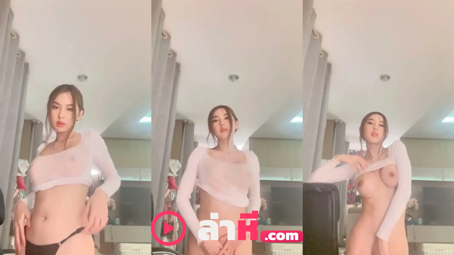 คลิปหลุดมาใหม่ คลิปโป๊ nimtharin น้องนิ่มสาวสวยเสื้อบาง เห็นหมดยันจุก ดูแล้วเงี่ยน